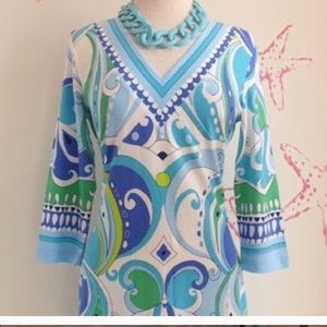 Barbara Gerwit Blue Dress